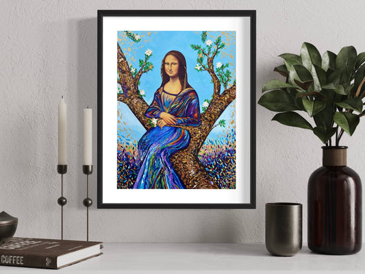 Prints of “Reborn Mona Lisa” by Renata Cuellar